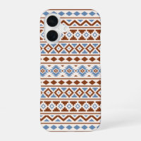 Aztec Essence Pattern II Rust Blue Cream
