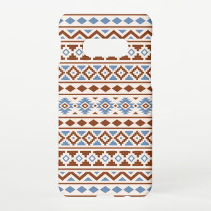 Aztec Essence Pattern II Rust Blue Cream Samsung Galaxy Case