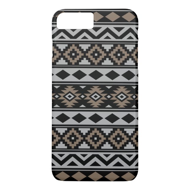 Aztec Essence Ptn IIIb Black Grey Brown Case-Mate iPhone Case (Back)