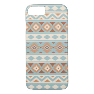 Aztec Essence Ptn IIIb Blue Cream Terracottas Case-Mate iPhone Case