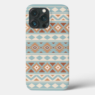 Aztec Essence Ptn IIIb Blue Cream Terracottas iPhone 13 Pro Case
