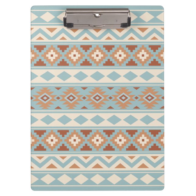 Aztec Essence Ptn IIIb Blue Cream Terracottas Clipboard (Front)