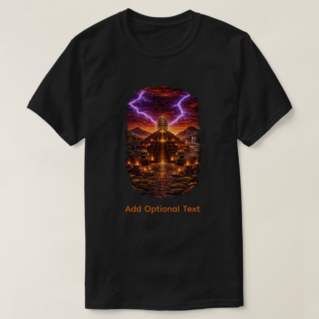 Aztec Fantasy T-Shirt (Design Front)