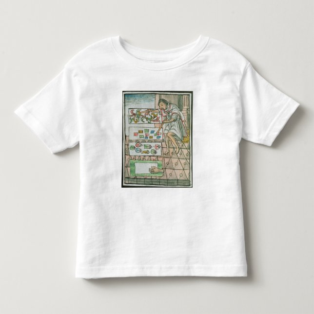 Aztec feather artisan toddler t-shirt (Front)
