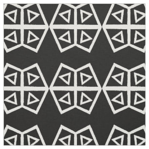 Aztec Geometric Abstract Pattern Fabric