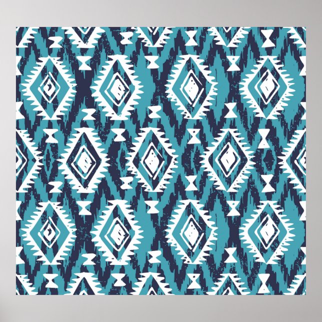 Aztec Geometric Tribal Navajo Print (Front)