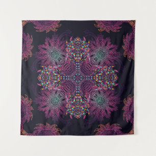 Aztec geometric, vintage seamless pattern. tapestry