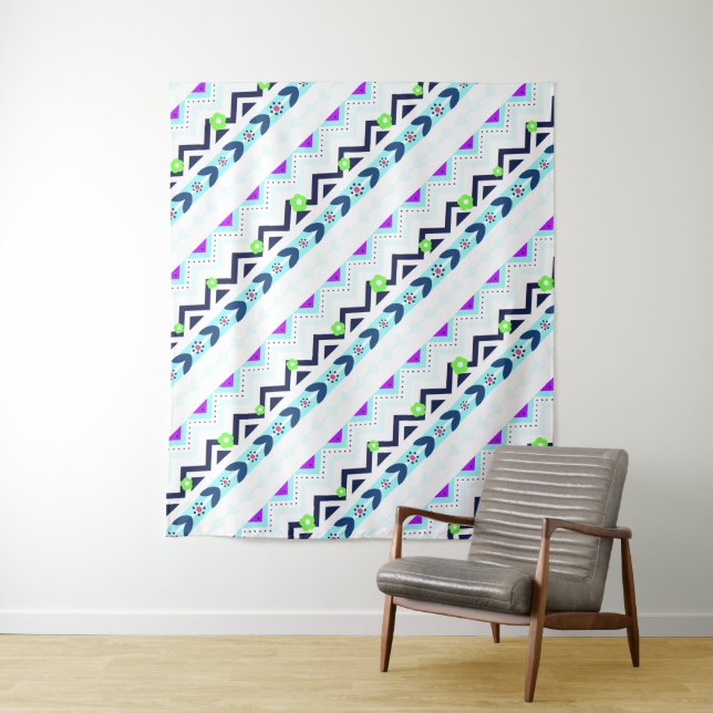 Aztec Girl Tapestry (In Situ)