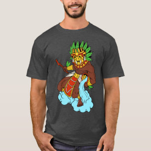 Aztec god of rain and storms Tlaloc T-Shirt