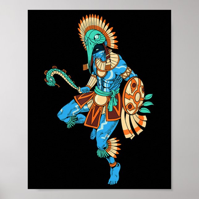 Aztec God Of War And Sun - Huitzilopochtli  Poster (Front)
