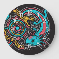 Aztec God Xolotl Fighting Jaguar Battle Tribal Art