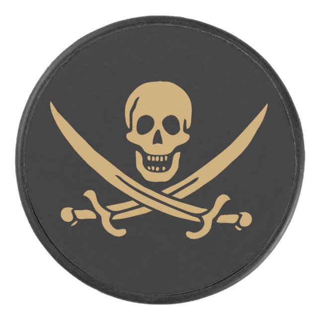 Aztec Gold Crâne et cutlass Pirate Calico Jack (Devant)