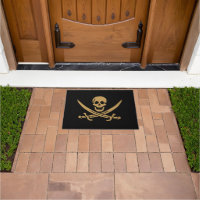 Aztec Gold Skull & Cutlass Pirate Calico Jack