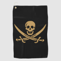Aztec Gold Skull & Cutlass Pirate Calico Jack