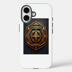 Aztec Hexagon iPhone 16 Case