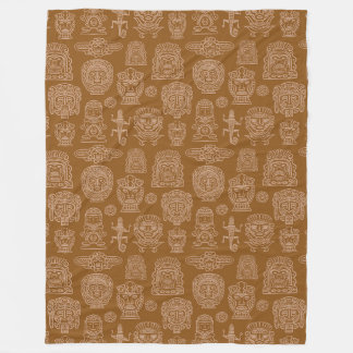 Aztec Inspired Pattern Fleece Blanket