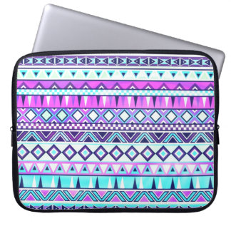 Aztec inspired pattern laptop sleeve