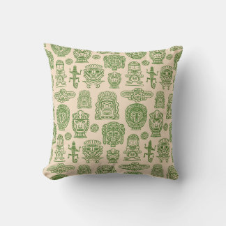 Aztec Inspired Pattern Throw Pillow