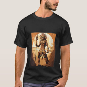 Aztec Jaguar Warrior Native Mexican Mythology Men  T-Shirt