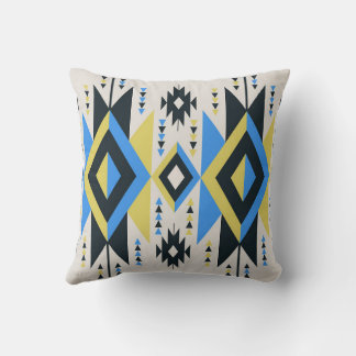 Aztec Links Throw Pillow