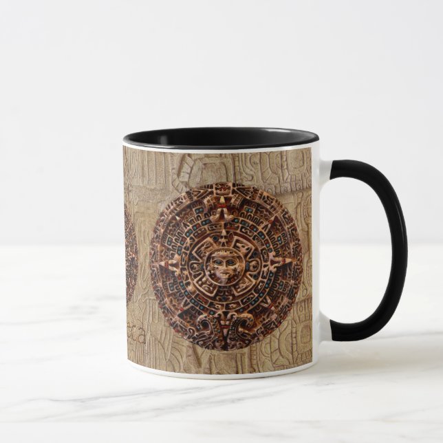 AZTEC MAYAN SUN CALENDAR Gift Mug (Right)