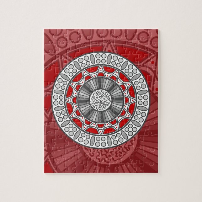 Aztec Meets Alien Puzzle (Vertical)