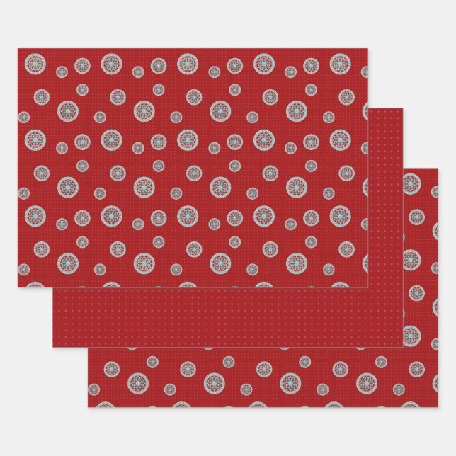 Aztec Meets Alien Wrapping Paper Set (Set)