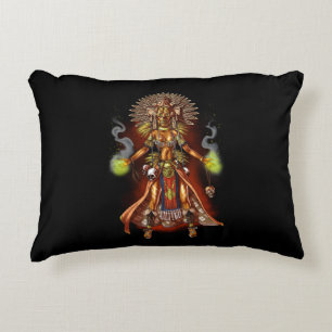 Aztec Mythology God Managua Accent Pillow