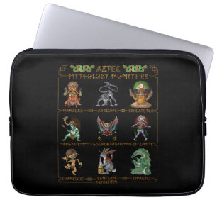 Aztec Mythology Monsters Laptop Sleeve