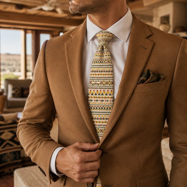 Aztec Navajo Pattern Tie (Creator Uploaded)