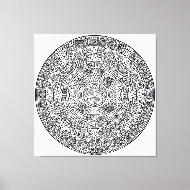 AZTEC OR MEXICA mexican Canvas Print (Front)