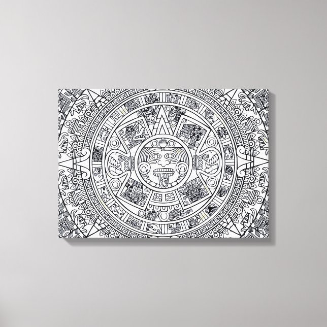 AZTEC OR MEXICA mexican Canvas Print (Front)