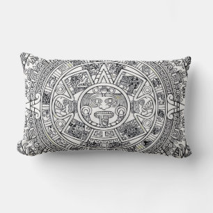 AZTEC OR MEXICA mexican Lumbar Pillow