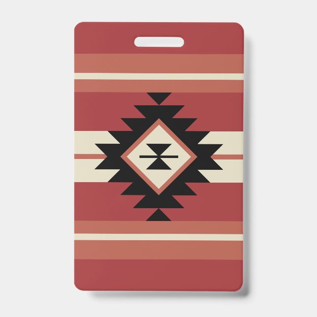 Aztec pattern badge (Front)