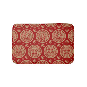 Aztec Pattern Bath Mat