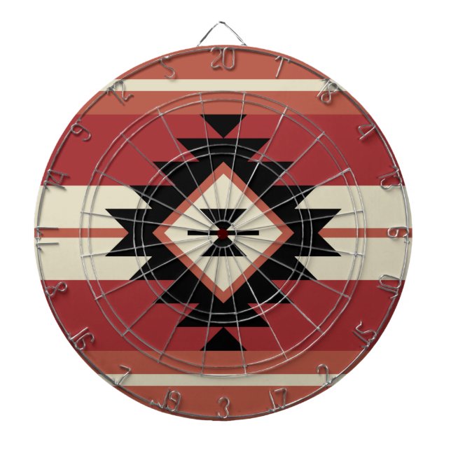 Aztec pattern dartboard (Front)