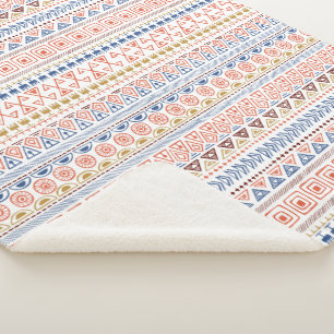 Aztec Pattern fleece blankets