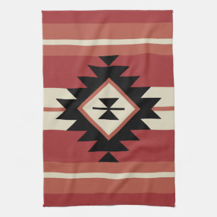 Aztec pattern kitchen towel