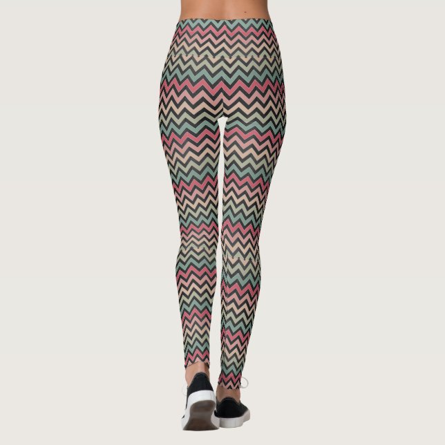 Aztec Pattern Leggings (Back)