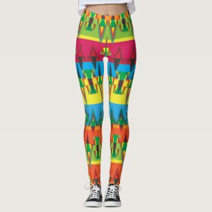 Aztec Pattern Leggings