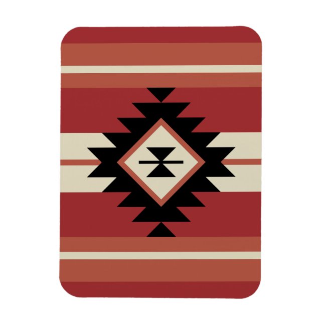 Aztec pattern magnet (Vertical)