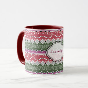 Aztec pattern . mug