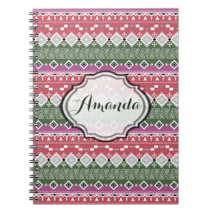 Aztec pattern . notebook