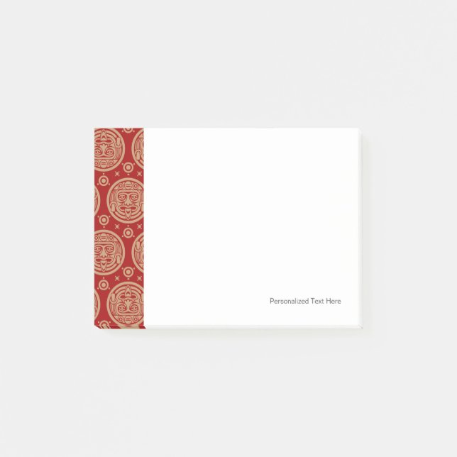 Aztec Pattern Post-it Notes (Front)
