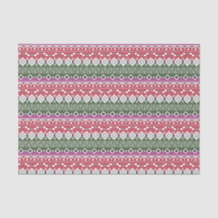 Aztec pattern, stripes . tissue paper