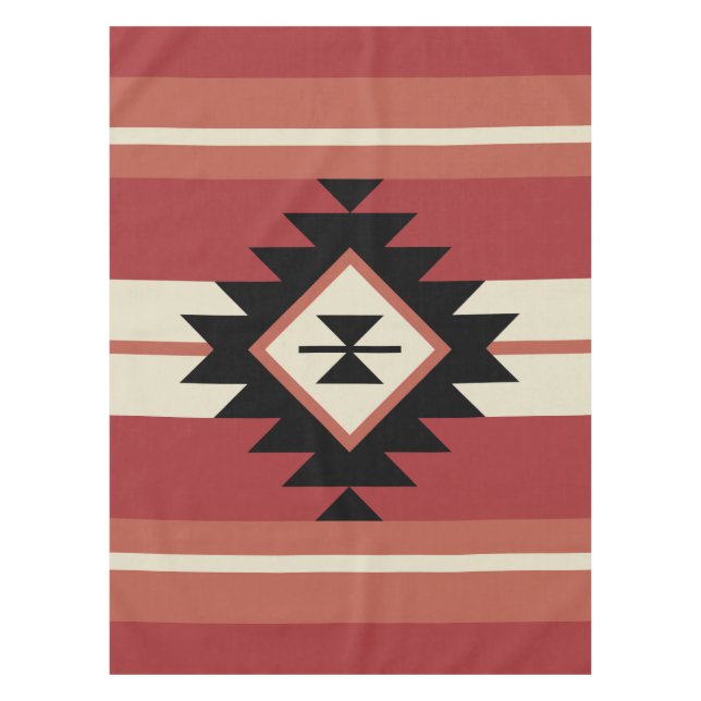 Aztec pattern tablecloth (Front)