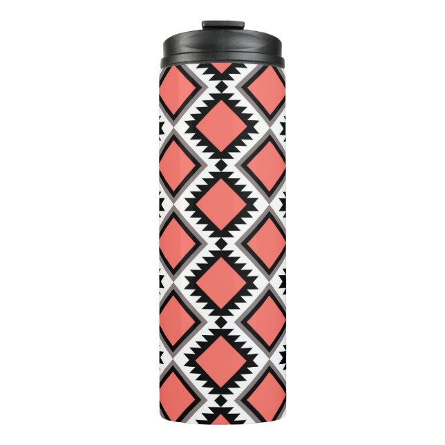 Aztec pattern thermal tumbler (Front)