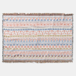 Aztec Pattern throw blankets