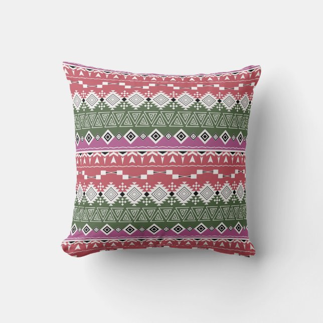 Aztec pattern . throw pillow (Front)
