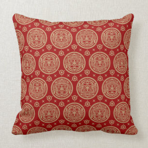Aztec Pattern Throw Pillow
